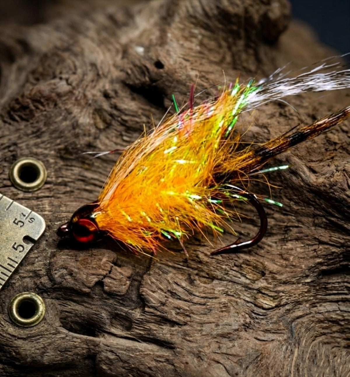 Sculpin Streamer Olive & Braun Orange – Grundnaher Raubfisch Köder | MP-Baitworks