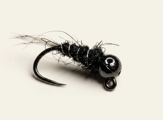 Jig Nymphe Schwarz mit Tungstenkopf  | MP-Baitworks