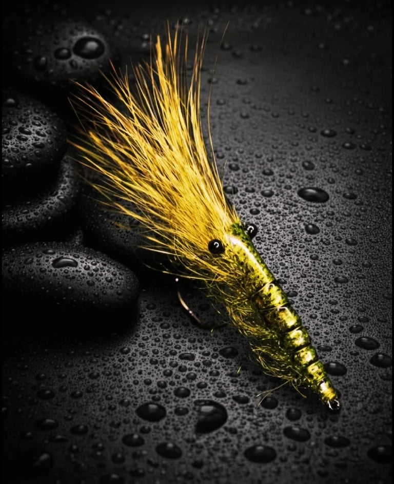 Garnelen Köder Green Tide Shrimp – Realistische Shrimp Imitation für Barsch & Forelle | MP-Baitworks